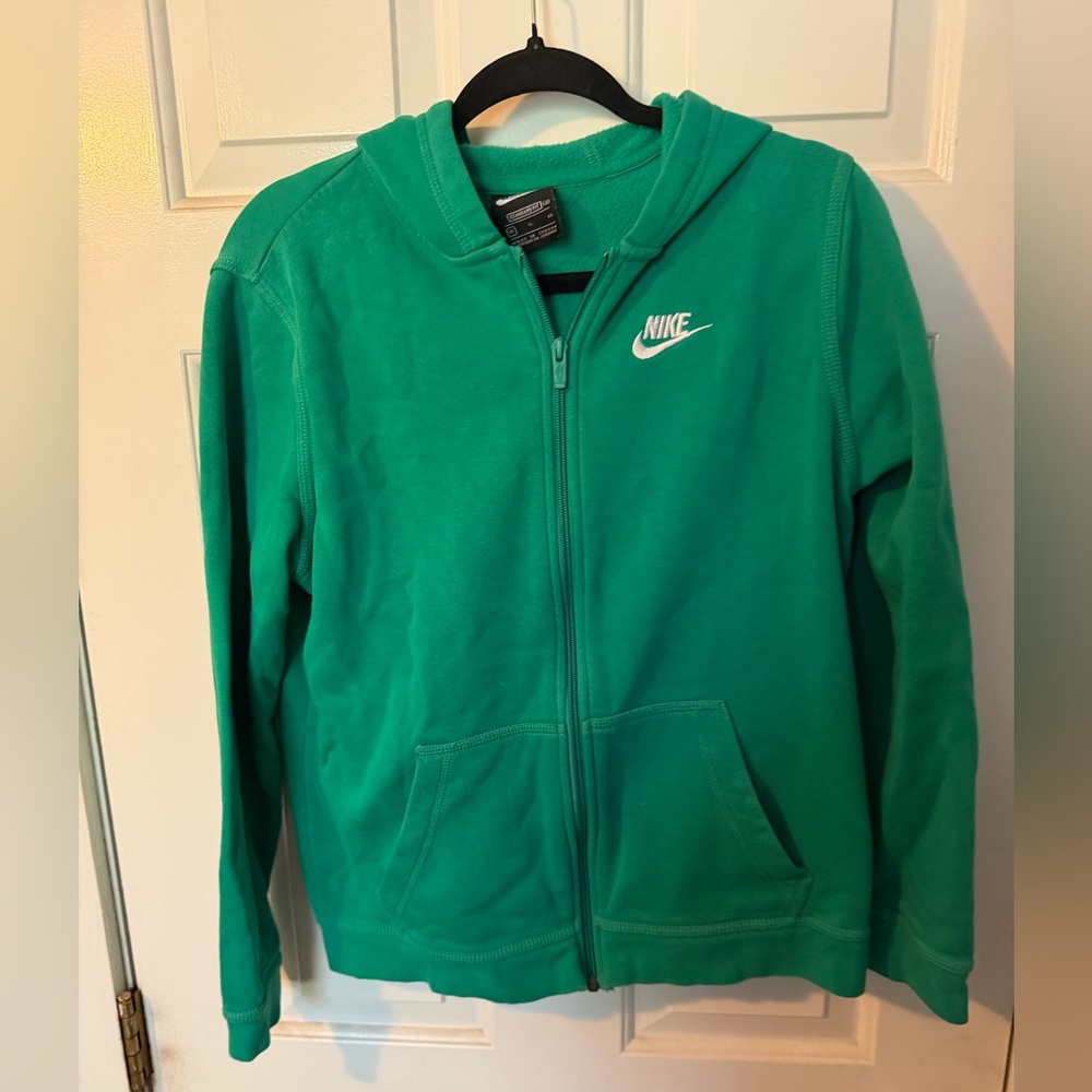 Nike Kids Vibrant Green Hoodie Jacket